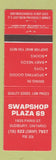 Matchbook Cover - Swampshop Plaza 69 Sudbury ON