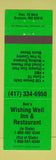 Matchbook Cover - Wishing Well Inn Restaurant Branson MO