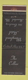 Matchbook Cover - Maryland Hotel The Cellar Hannibal MO