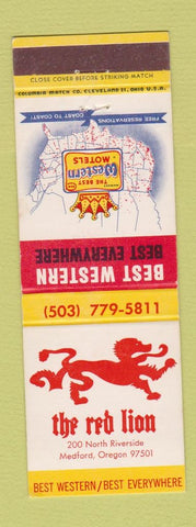 Matchbook Cover - Red Lion Medford OR Best Western