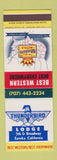 Matchbook Cover - Thunderbird Lodge Eureka CA Best Western