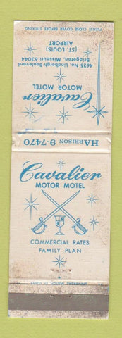 Matchbook Cover - Cavalier Motor Hotel St Louis MO POOR