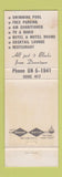 Matchbook Cover - Kentwood Arms Motor Hotel Springfield MO