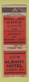 Matchbook Cover - New Albany Hotel Albany MO WORN