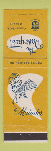 Matchbook Cover - Davenport Hotel Spokane WA Matador