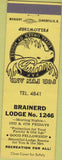 Matchbook Cover - Matchbook Cover Moose Lodge Brainerd MN