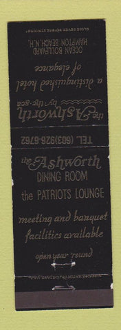 Matchbook Cover - Ashworth by the Sea Hampton Beach NH