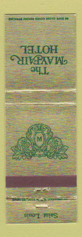 Matchbook Cover - Mayfair Hotel St Louis MO