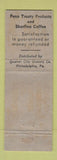 Matchbook Cover - Penn Treaty Foods Shurfine Grocery