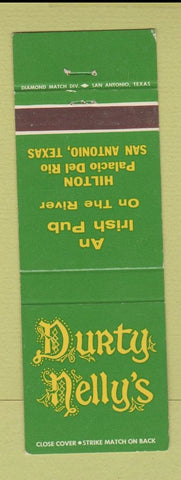 Matchbook Cover - Durty Nelly's Irish Pub San Antonio TX