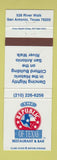 Matchbook Cover - Republic of Texas Restaurant San Antonio TX