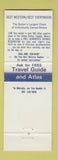 Matchbook Cover - Best Western Cascade Motor Inn Grand Rapids MI