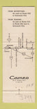 Matchbook Cover - Schneck's Villa Italian Jacksonwald PA