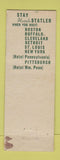 Matchbook Cover - Hotel William Penn Pittsburgh PA
