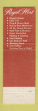 Matchbook Cover - Royal Host Motel Denver Colorado Colfax