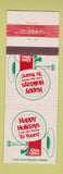 Matchbook Cover - Shur Fine Foods Christmas