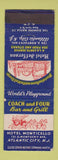 Matchbook Cover - Hotel Jefferson Atlantic City NJ Coach and Four