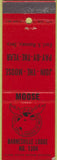 Matchbook Cover - Matchbook Cover Moose Lodge Barnesville  OH?