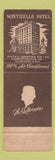 Matchbook Cover - Monticello Hotel Charlottesville VA