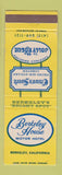 Matchbook Cover - Berkeley House Motor Hotel Berkeley CA