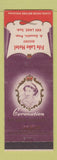 Matchbook Cover - Fife Lake Hotel Fife Lake SK Queen Elizabeth Coronation