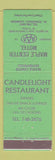 Matchbook Cover - Maple Center Motel St Johnsbury VT Candlelight Restaurant