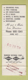 Matchbook Cover - KEntwood Arms Motor Hotel Springfield MO