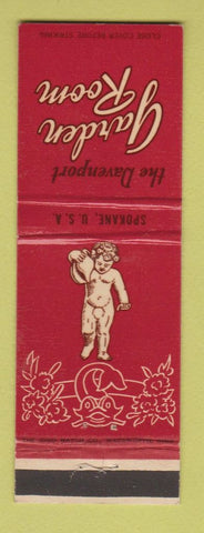 Matchbook Cover - Davenport Hotel Spokane WA Garden Room