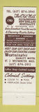 Matchbook Cover - Ye Olde Oyster Bar Restaurant Fitchburg MA