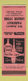 Matchbook Cover - Dick Daubert's Liquor Store Phillipsburg NJ