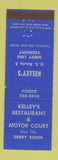 Matchbook Cover - Kelly's Restaurant Derby Line VT