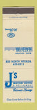 Matchbook Cover - J's Motor Hotel Restaurant Colorado Springs