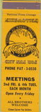Matchbook Cover - Matchbook Cover Moose Lodge Patchogue? LI