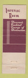 Matchbook Cover - Cosmopolitan Hotel Denver Colorado