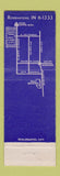 Matchbook Cover - Beau Brummel Restaurant Salt Lake City UT