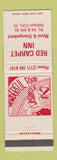 Matchbook Cover - Red Carpet Inn Gibson City IL
