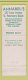 Matchbook Cover - Annabel's St Petersburg Beach FL