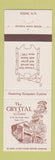 Matchbook Cover - Crystal Restaurant Keene NH