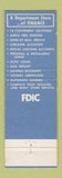 Matchbook Cover - Third National Bank Nashville TN