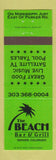 Matchbook Cover - Beach Bar Grill Denver Colorado