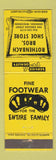 Matchbook Cover - Rothenbach Bros Shoes Oshkosh WI