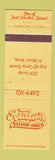 Matchbook Cover - Rudy's Saloon Disco Fort Worth TX