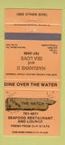 Matchbook Cover - Down the Hatch Seafood Daytona Beach FL 30 Strike