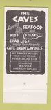 Matchbook Cover - The Caves Fort Lauderdale FL 30 Strike