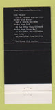Matchbook Cover - Club Baci Trattoria Salt Lake City UT 30 Strike