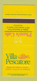Matchbook Cover - Villa Pescatore Plum's Cafe Naples FL 30 Strike