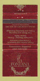 Matchbook Cover - LA Fontana Italian Restaurant Santa Rosa CA 30 Strike