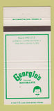 Matchbook Cover - Georgio's Italian Ristorante South Redondo Beach CA 30 Strike