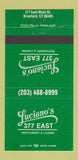 Matchbook Cover - Luciano's Restaurant Branford CT 30 Strike