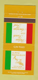 Matchbook Cover - Alpine Restaurant Italian Arlington VA 30 Strike